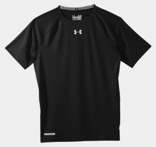 Компрессионная футболка Under Armour HeatGear® Sonic Compression Short Sleeve Black цена